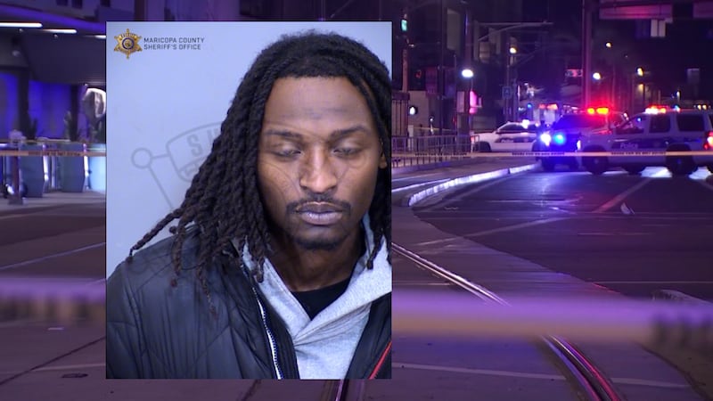 Keon Joubert, 22, is accused of shooting four people over the weekend in downtown Phoenix.