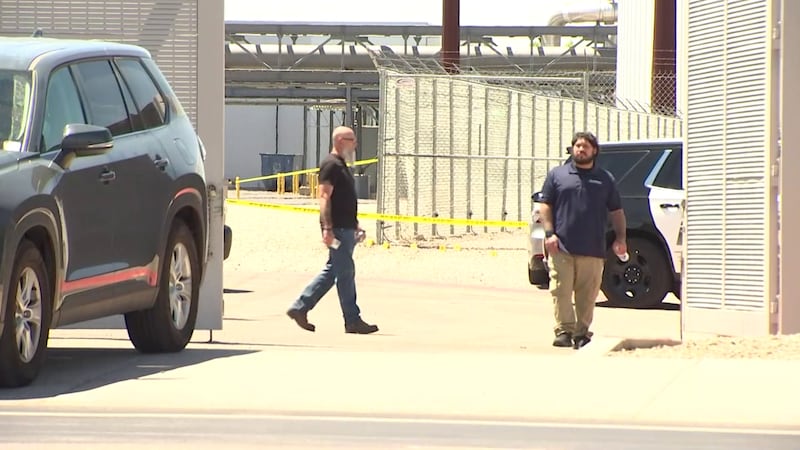 A person was injured after allegedly tampering with equipment at an SRP power station.