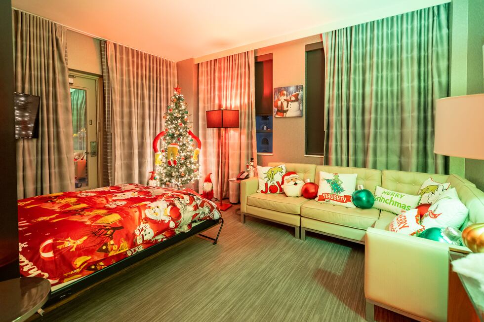 The Miracle Suite connects directly to the Miracle Bar with private patio access. Guests can...