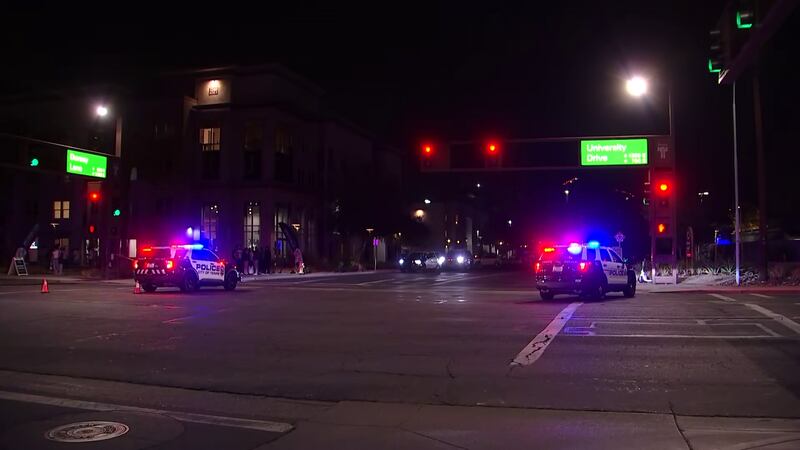 Police say they responded to the scene of a crash involving a truck and two pedestrians near...