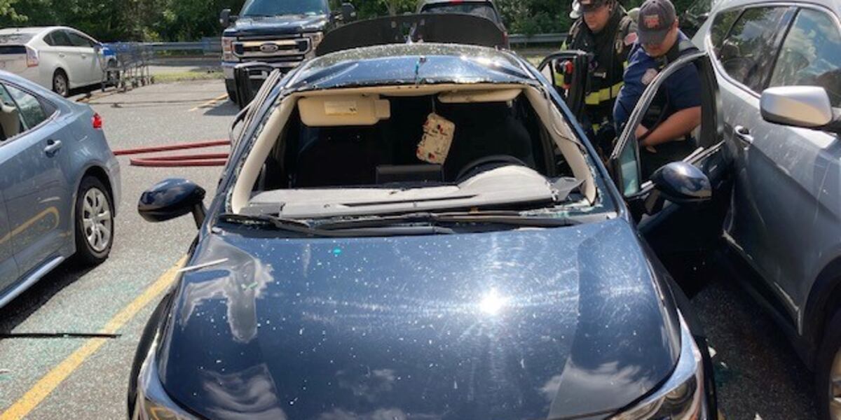 Woman appears to have huffed cans of air in car before explosion blew ...