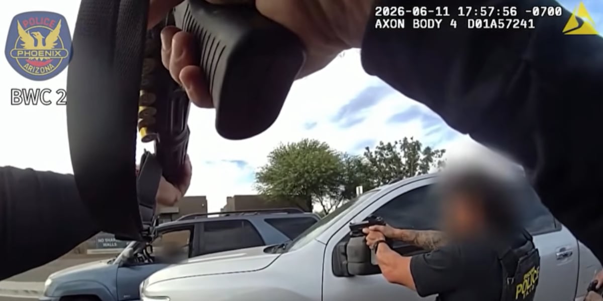 Phoenix police release video of shooting that killed wanted man in north Phoenix