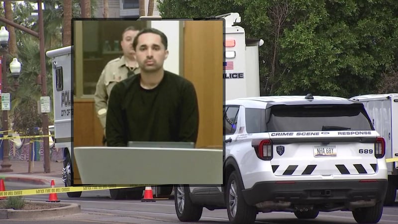 Aiden Zepeda, 23, is accused of shooting 22-year-old Jacob Jaime, Jr. in downtown Tempe over...