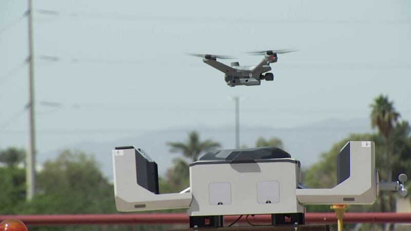 Glendale police obtained an FAA waiver to launch drones without visual observers in hopes of...