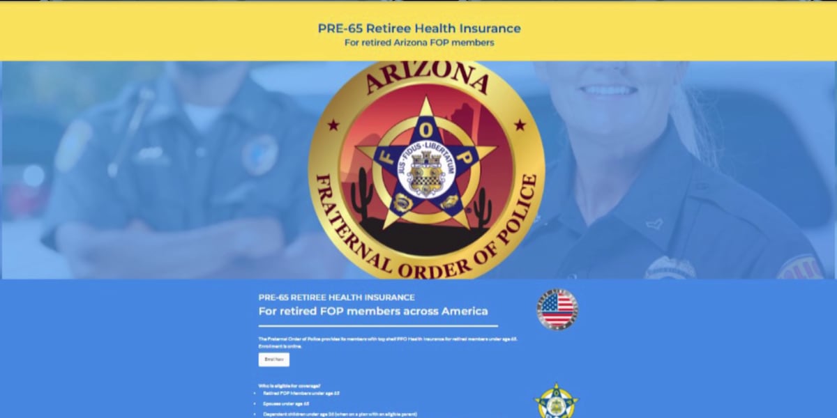 Arizona First Service Arizona first responders offered supplemental health care say claims ...