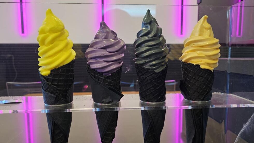 Onyx Ice Cream has seven flavors, with four on tap that change weekly, such as the yuzu, ube,...