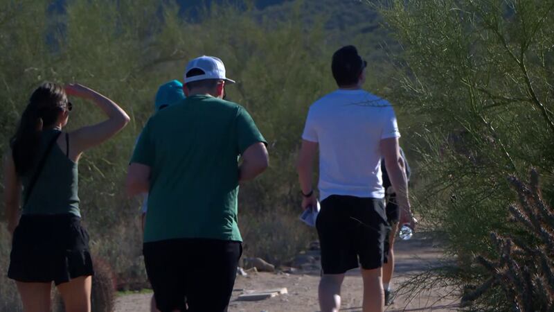 Hikers often underestimate how hot our desert can get.
