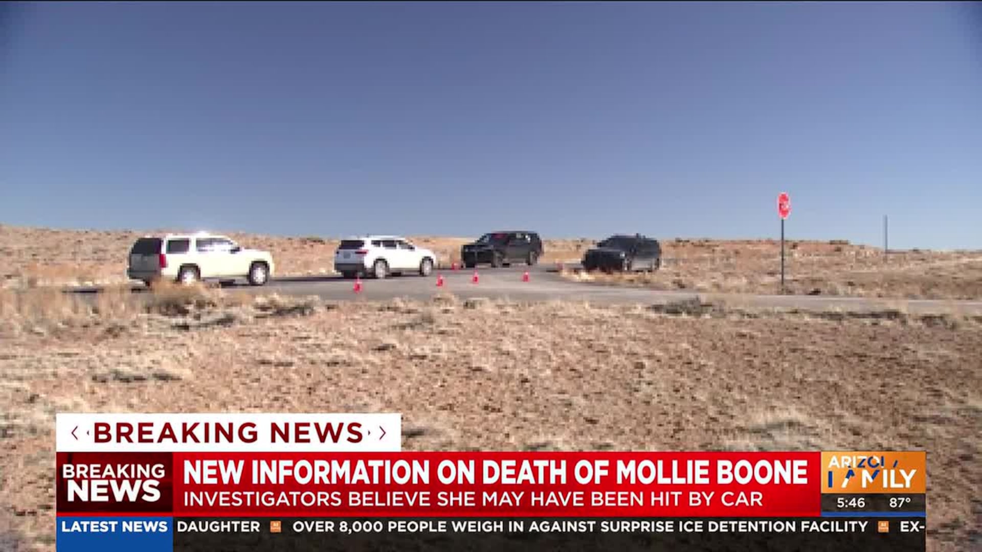 Investigators now believe Mollie Boone may have been hit by car