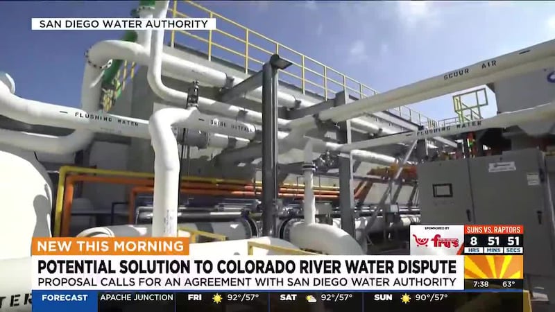 A Southern California plant that converts ocean water into drinking water could benefit Arizona in the future.
