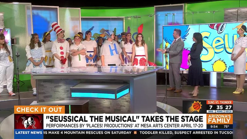 Youth and adult actors are bringing âSeussical the Musicalâ to life this weekend at Mesa Arts...