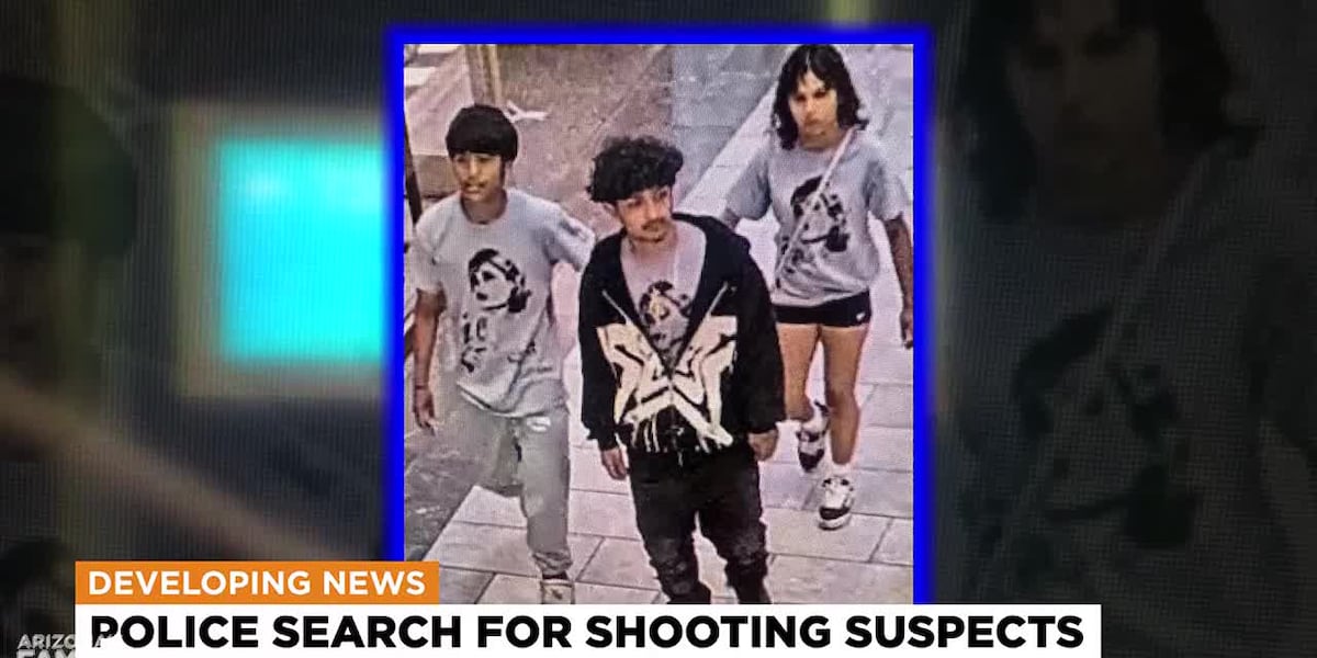 Police Search for Three Suspects in Scottsdale Bus Stop Shooting