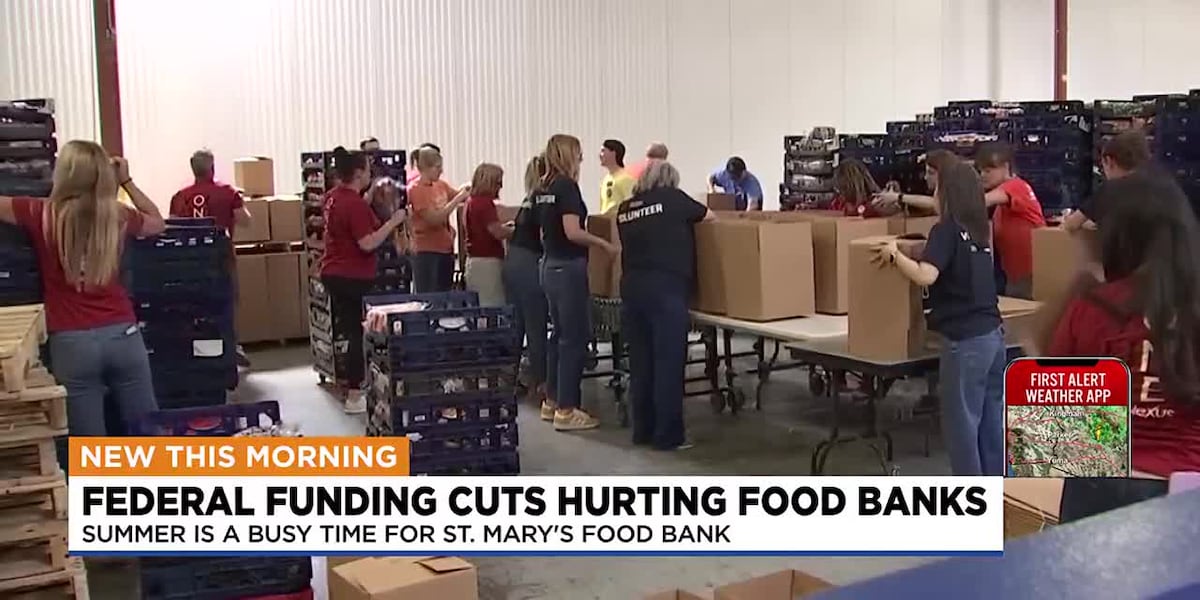 Federal Funding Cuts Reduce Food Bank Supplies Across Multiple US States