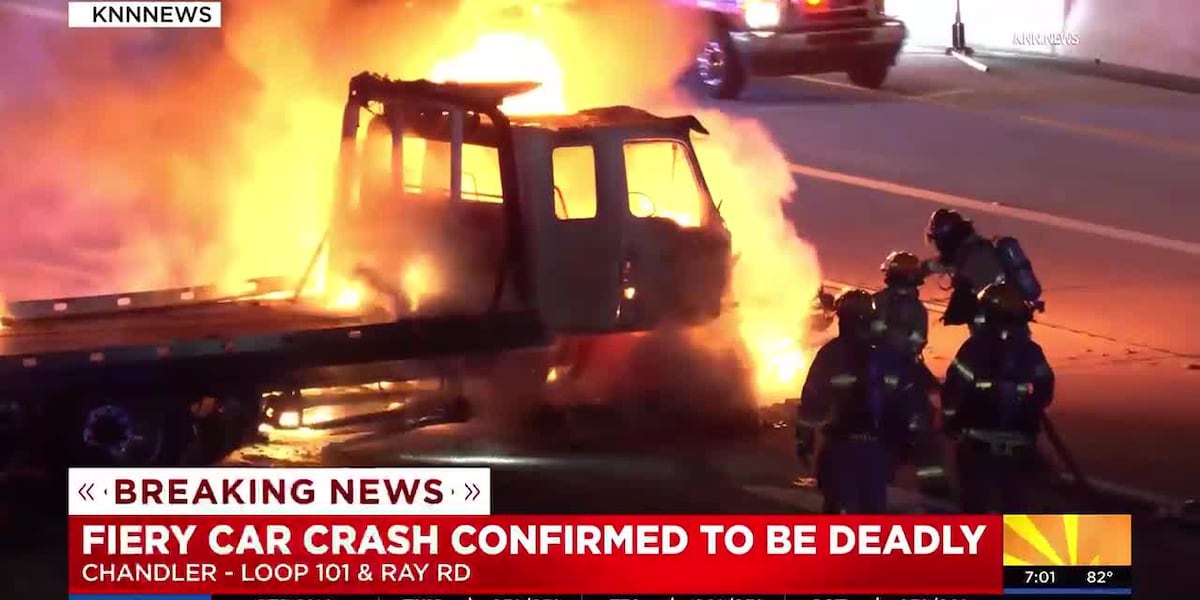 Driver dies after crash led to vehicle fire in Chandler