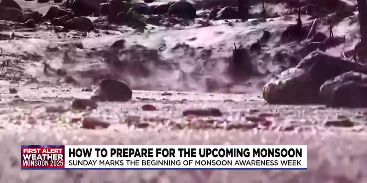 How to prepare for this year's Arizona monsoon storms How to prepare for this year's Arizona monsoon storms