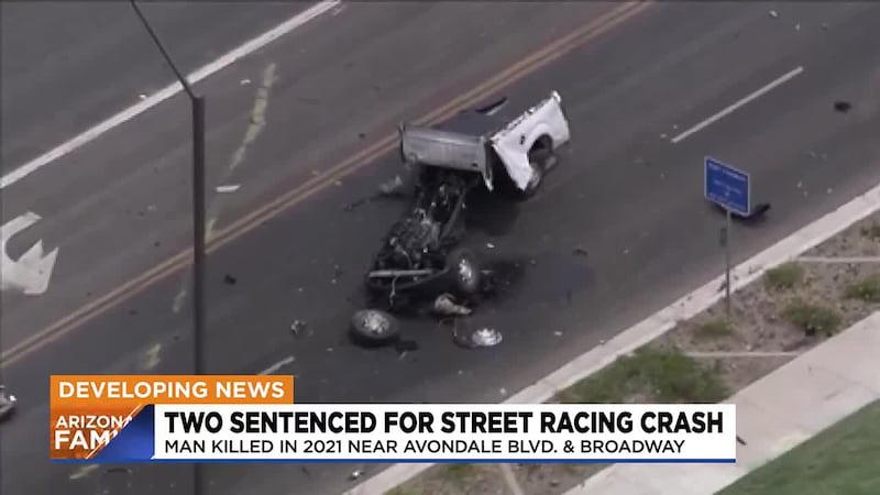 Two men will spend seven years each in prison for a deadly 2021 street that killed another man...