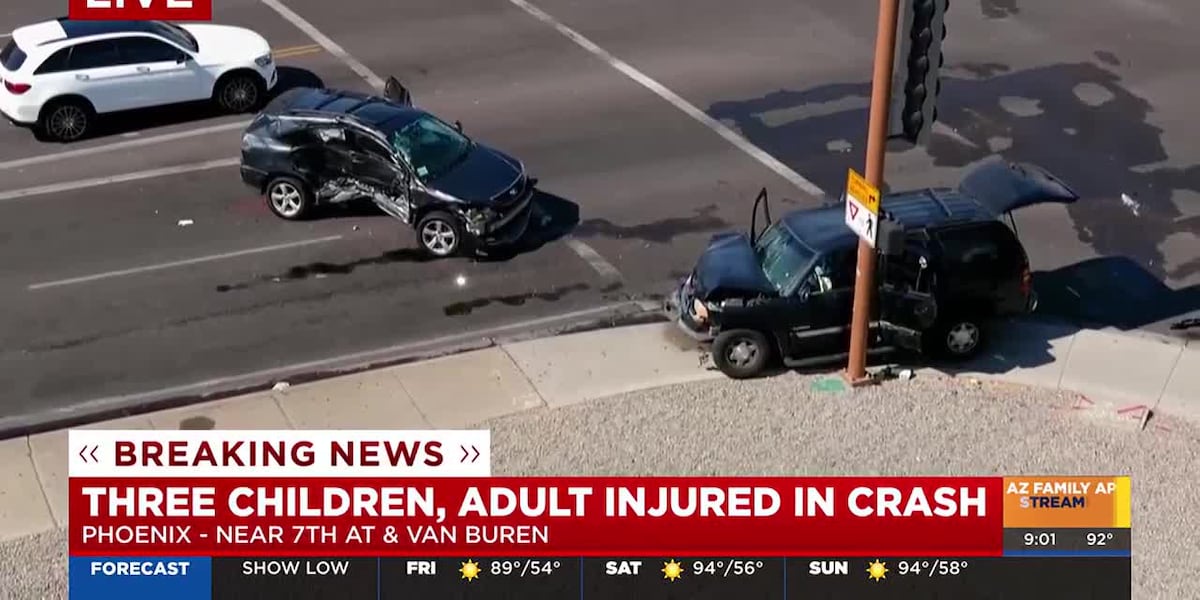 Multiple Crashes Hospitalize Children, Adults in Phoenix, Aurora, Montgomery County