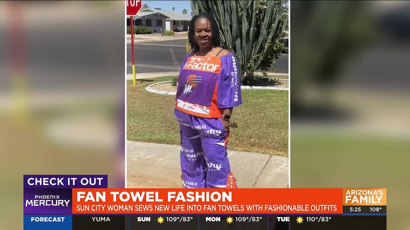A Mercury season ticket holder turned heads at a recent game against the LA Sparks, wearing an...