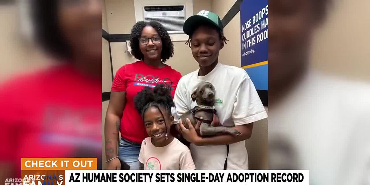 Arizona Humane Society sets new adoption record