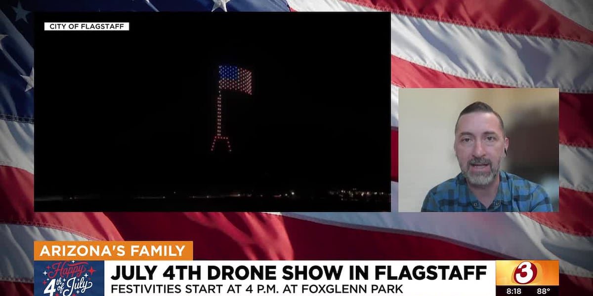 Flagstaff celebrates Independence Day with drone show to reduce wildfire risk