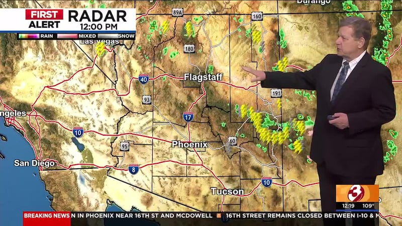 Dangerous heat will continue across the Valley before a weather disturbance moves in. Royal...