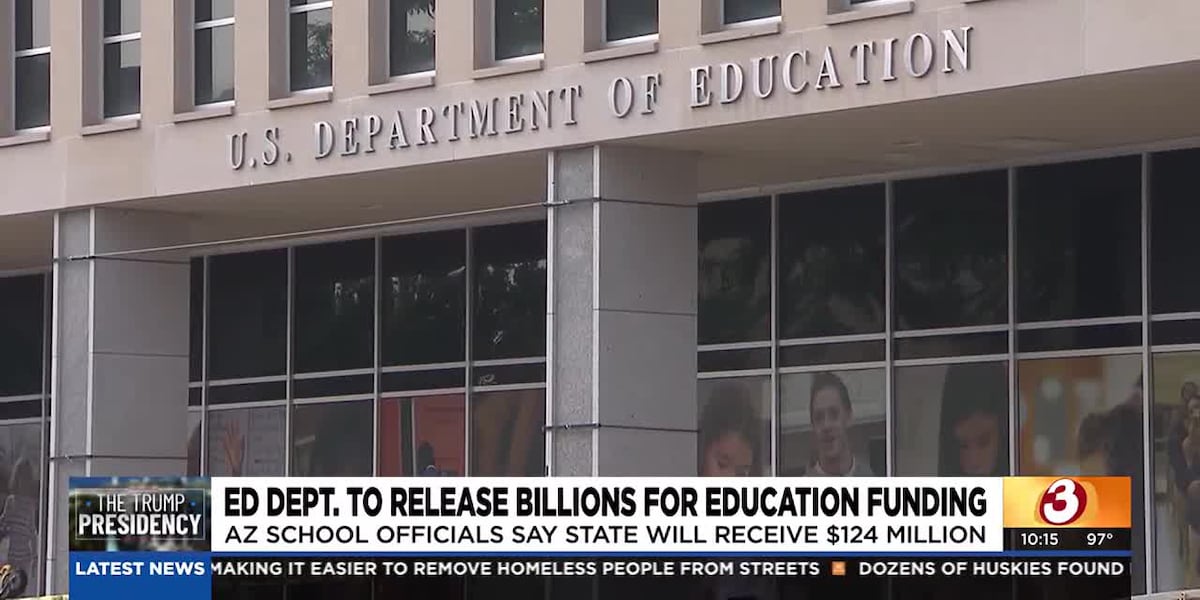 Feds to release education money, Arizona to get $124 million
