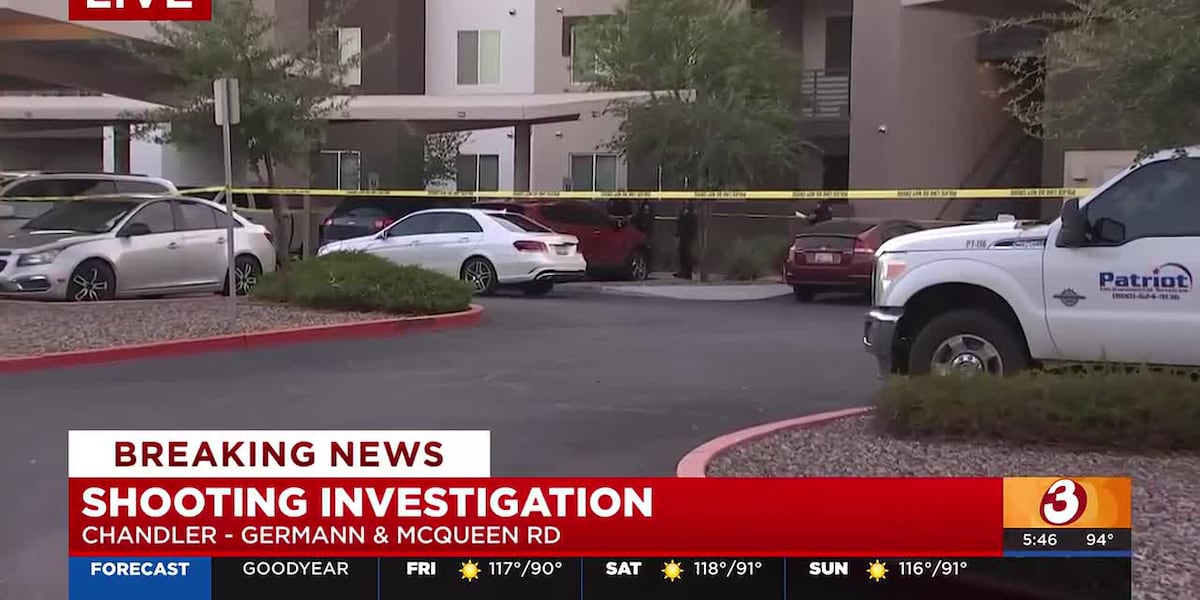 Coverage image for: 1 dead, 1 arrested for shooting at Chandler apartment