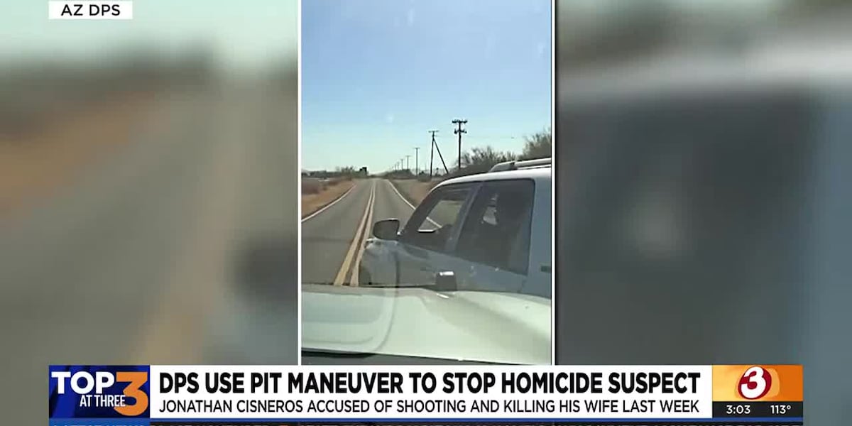 Phoenix Trooper Uses Pit Maneuver to Stop Murder Suspect in a Thrilling Chase