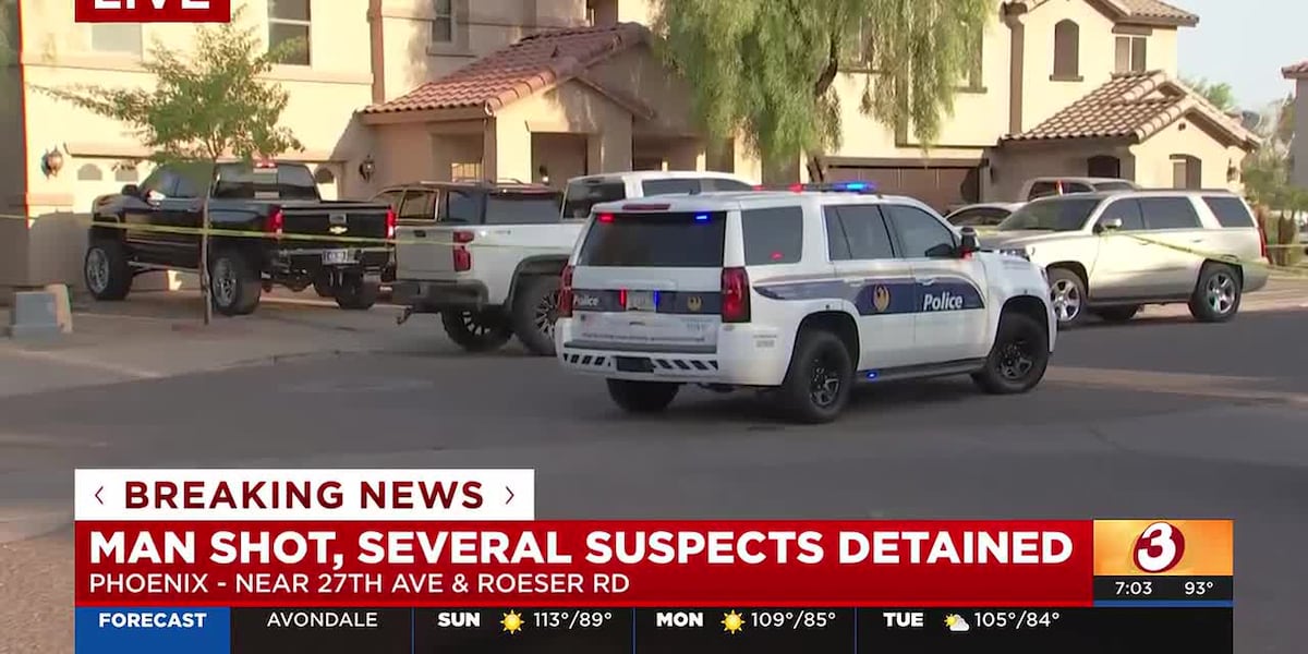 Man seriously hurt after shooting in south Phoenix