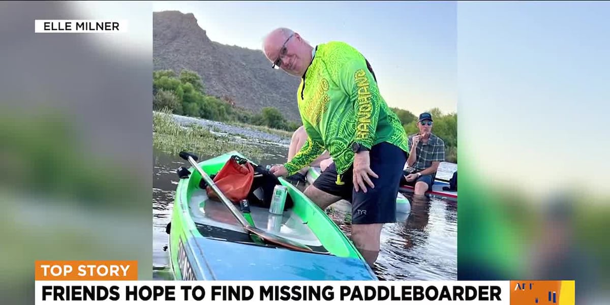 Crews Search for Missing Paddleboarder Richard Powers at Saguaro Lake