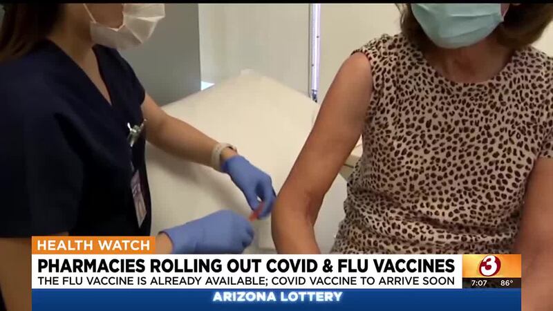 According to a quick search on the CVS website, flu shots are available now, while COVID...