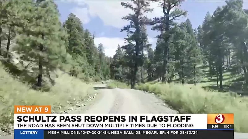 Schultz Pass in the San Francisco Peaks is back open after flooding issues during the past few...