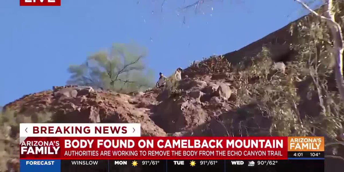 Body Recovery Underway on Camelback Mountain, Phoenix