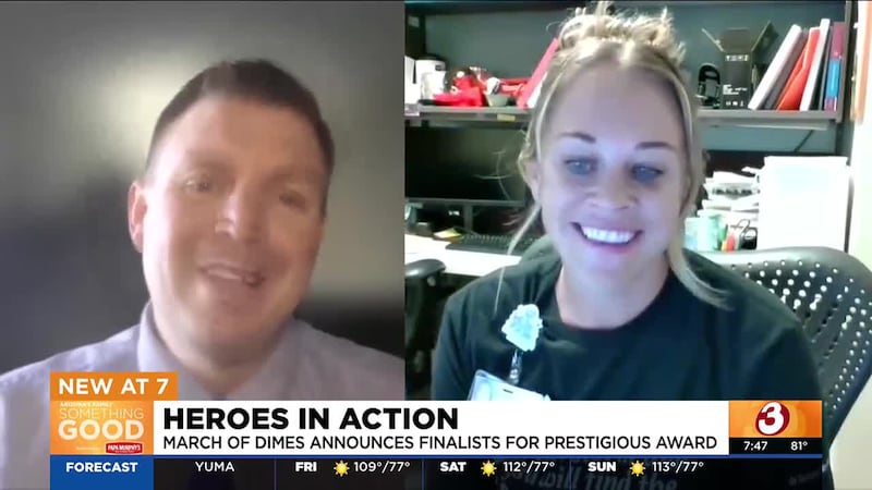 A nonprofit holds its Heroes in Action award to honor and recognize Valley nurses and maternal...