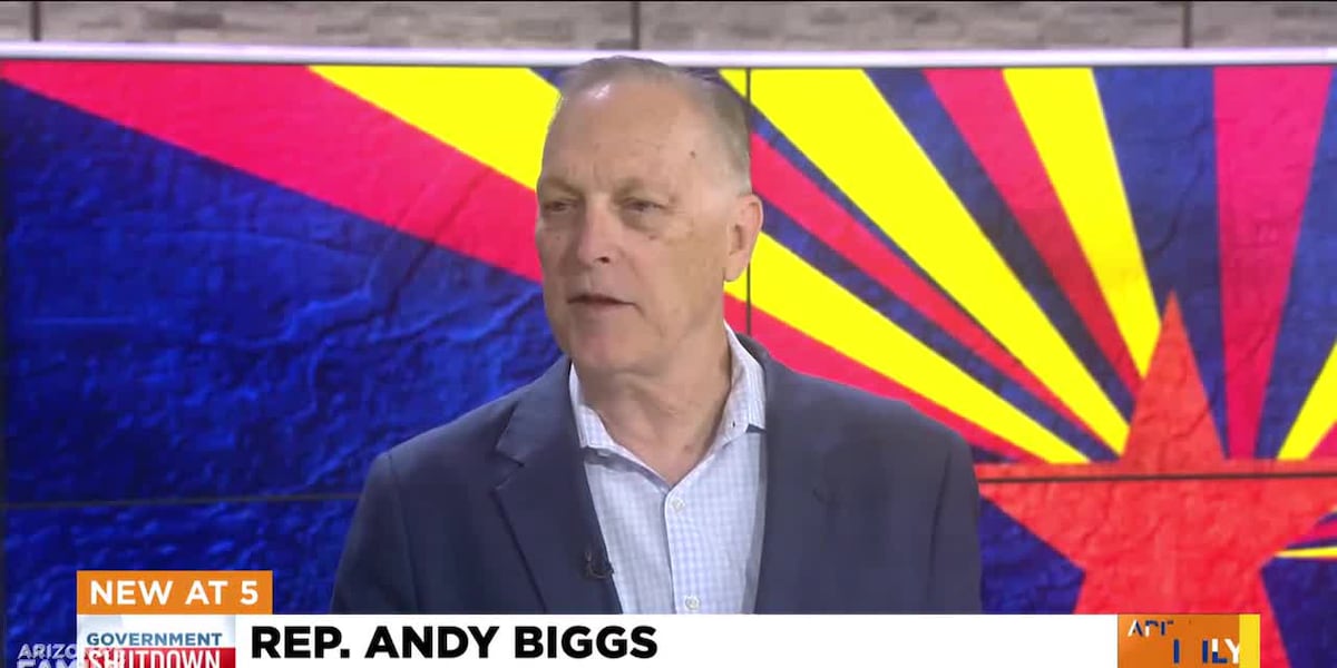 Arizona Congressman Biggs speaks on government shutdown