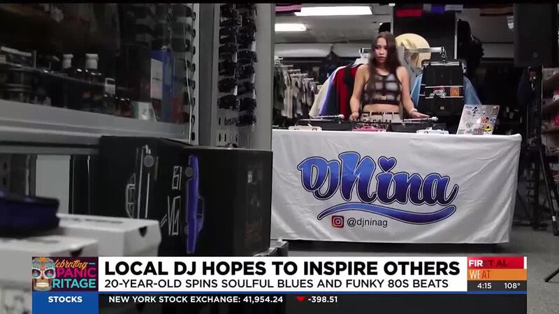 Twenty-year-old DJ Nina from Arizona is spinning up soulful blues and funky 80s beats. She...