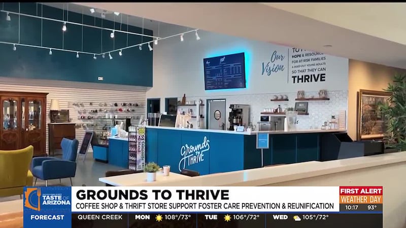 Sales from Grounds to Thrive benefit a nonprofit that supports at-risk families and young...