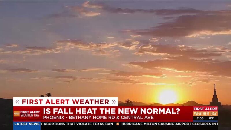 Phoenix is experiencing an unusually hot start to fall, with 14 consecutive days of breaking...