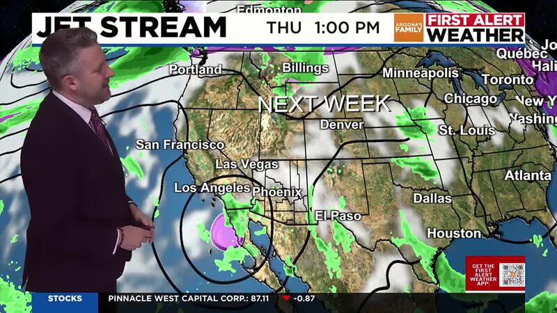 Look for a high of 108 degrees this afternoon, which will set a new record for today’s date.