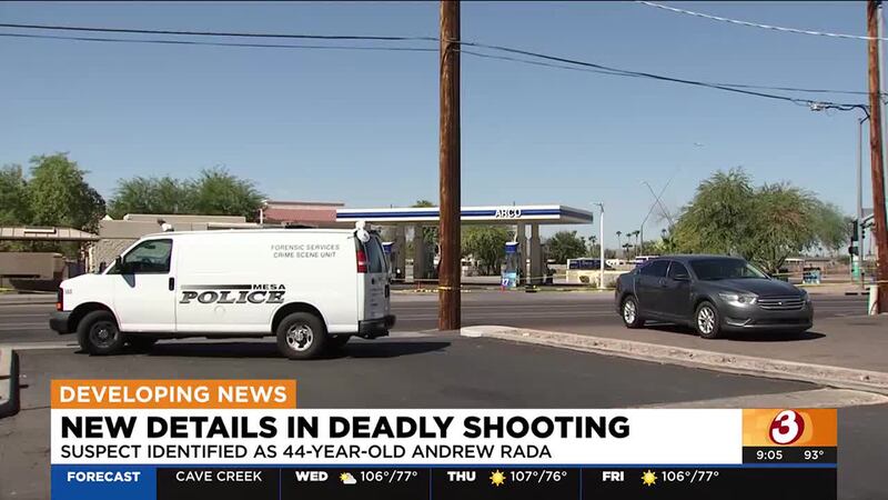 Mesa police received several 911 calls around 7:30 a.m. about a man, who was later identified...