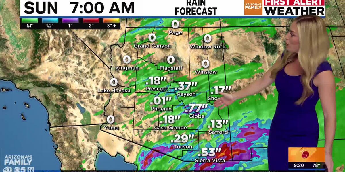 Arizona Rises Flash flood risk rises across Arizona with weekend storms