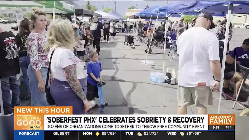 The festival, which was hosted by The Spot Sober Lounge, raises awareness that help and...