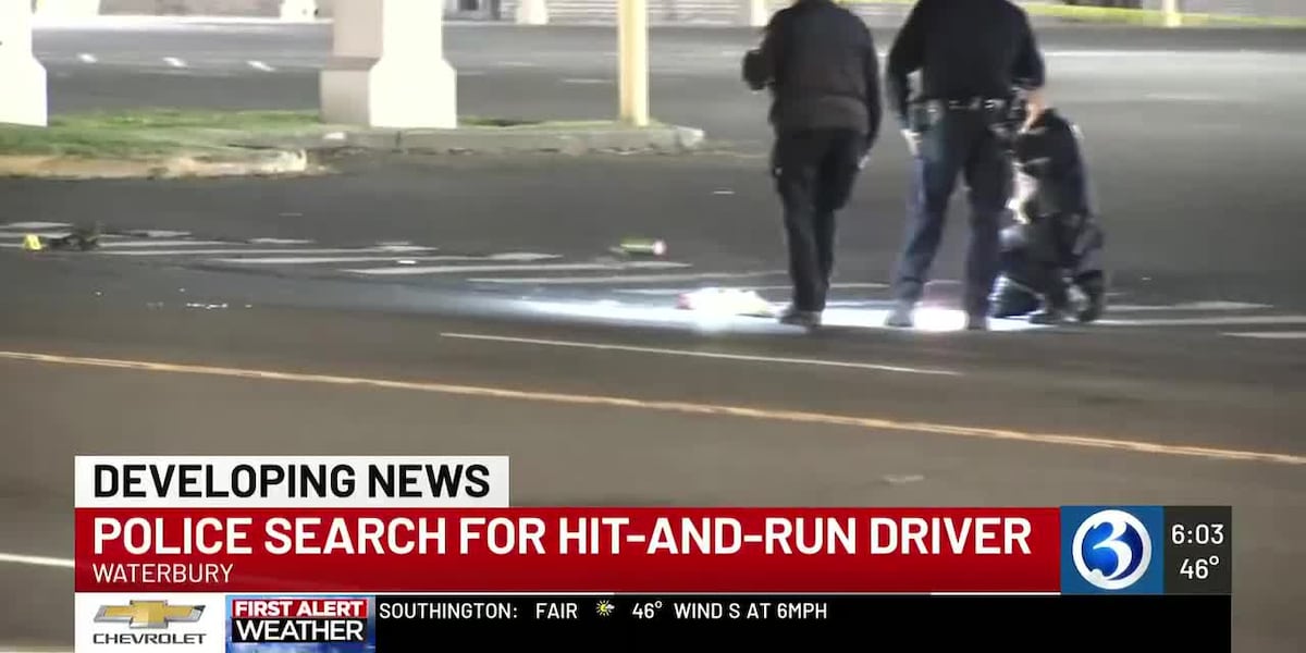 74-Year-Old Man Critically Injured in Waterbury Hit-And-Run
