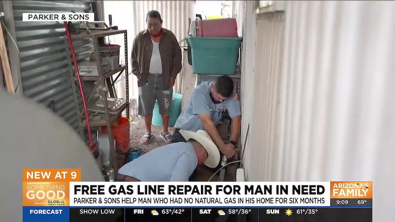 When a Valley man couldn't afford to repair his natural gas line that had been turned off...