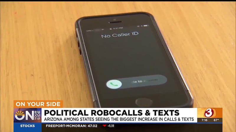 There's been a massive spike in robocalls as we get closer to Election Day, and Arizona is...