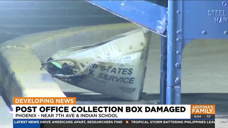 Firefighters say a person lit a United States Postal Service Collection Box on fire overnight...