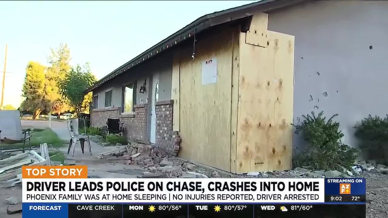 A driver was arrested after police say he fled a traffic stop while impaired and crashed into...