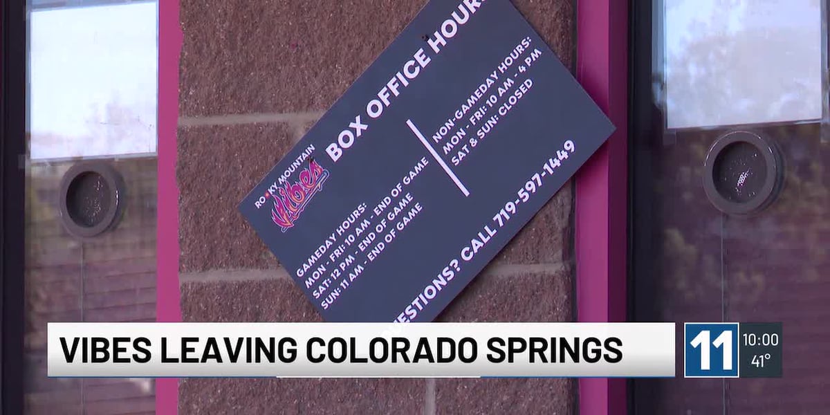 Rocky Mountain Vibes Ending Operations, Colorado Springs Losing Professional Baseball