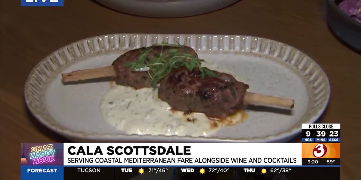 Cala Scottsdale offers coastal Mediterranean happy hour dishes under $10