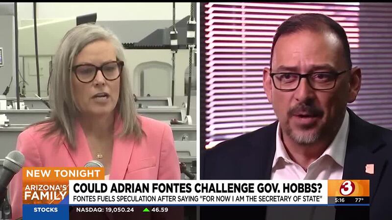 Arizona Secretary of State Adrian Fontes is fueling speculations that he may be coming for...